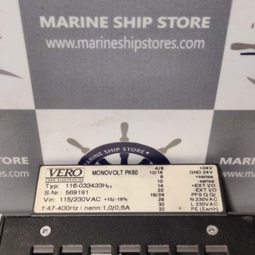 VERO ELECTRONICS MONOVOLT-PK60-116-033433H POWER SUPPLY MODULE