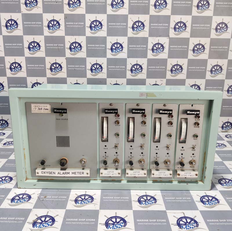 KOMYO RIKAGAKU KOGYO OMA-30SS-4F OXYGEN GAS METER PANEL