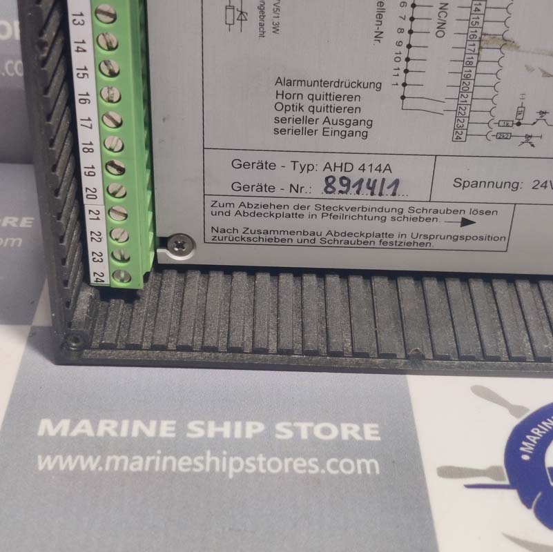 LINDENBERG-ANLAGEN AHD-414 ALARM AND SAFETY CONTROL SYSTEM