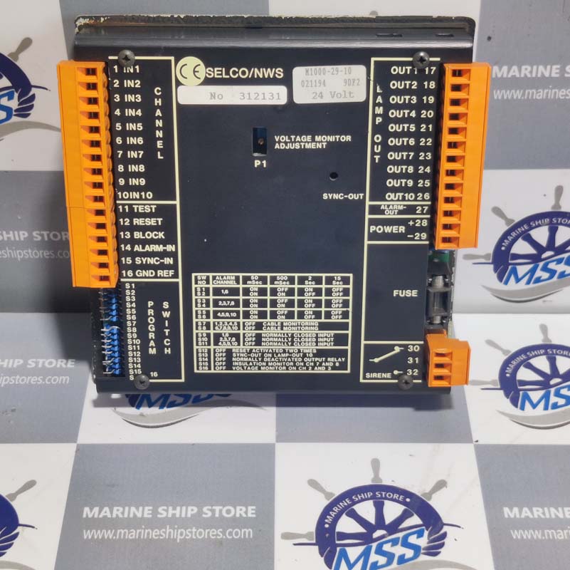 SELCO M1000-29-10 ALARM ANNUNCIATOR