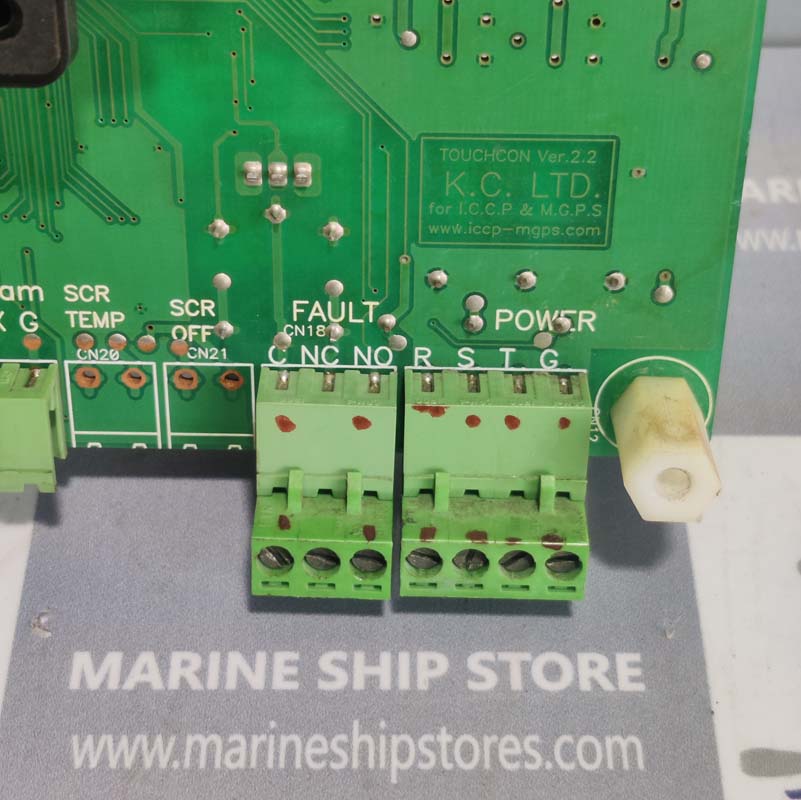 K.C LTD TOUCHCON VER-2.2 ICCP AND MGPS TN1404032 DISPLAY
