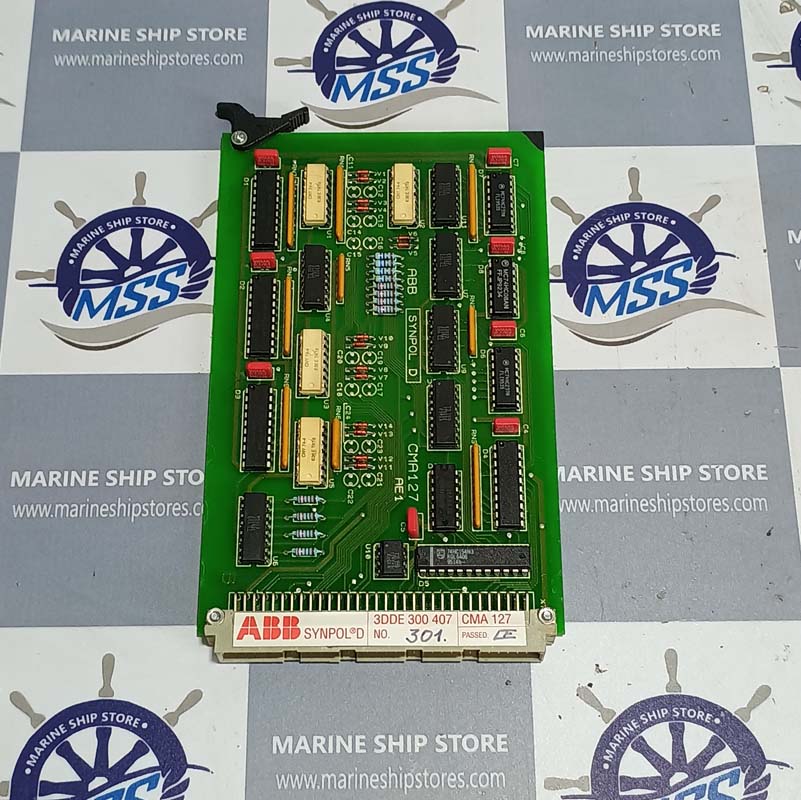 ABB SYNPOL D 3DDE 300 407 CMA-127 AE1 PCB CARD-1 ABB SYNPOL D 3DDE 300 407 CMA-127 AE1 PCB CARD