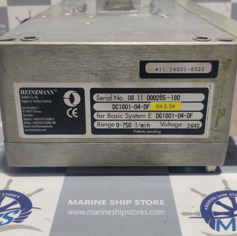 HEINZMANN DC1801-04-DF-04.5.34 DIGITAL GOVERNOR CONTROL-1 HEINZMANN DC1801-04-DF-04.5.34-04.5.34 DIGITAL GOVERNOR CONTROL