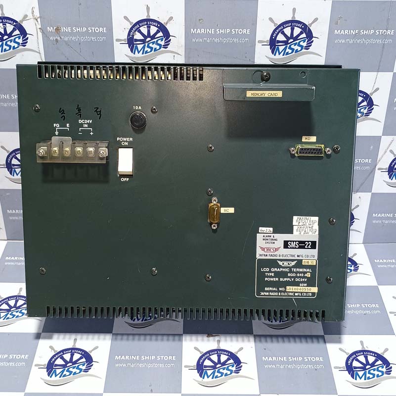 JRCS SGD-640-AF JMC-SMS-22 LCD GRAPHIC TERMINAL