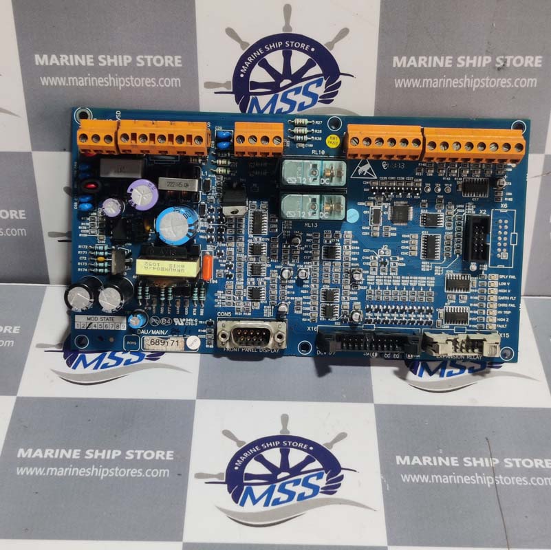 ERSKINE DAU QPCB-5101AM01-4 ALARM UNIT PCB CARD-2 ERSKINE DAU QPCB-5101AM01-4 ALARM UNIT PCB CARD