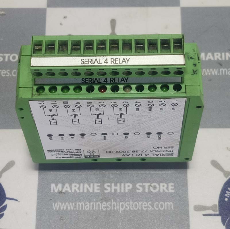 HRP CONTROLS 77.38.2009.00 SERIAL 4 RELAY-1 HRP CONTROLS 77.38.2009.00 SERIAL 4 RELAY
