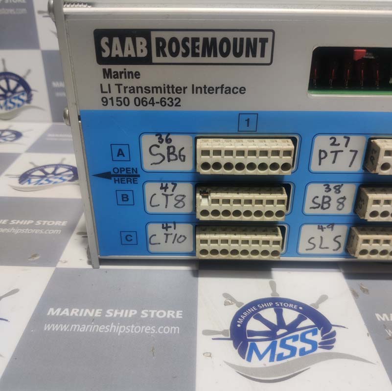 SAAB MARINE TANKRADAR 9150 064-632 LI TRANSMITTER INTERFACE