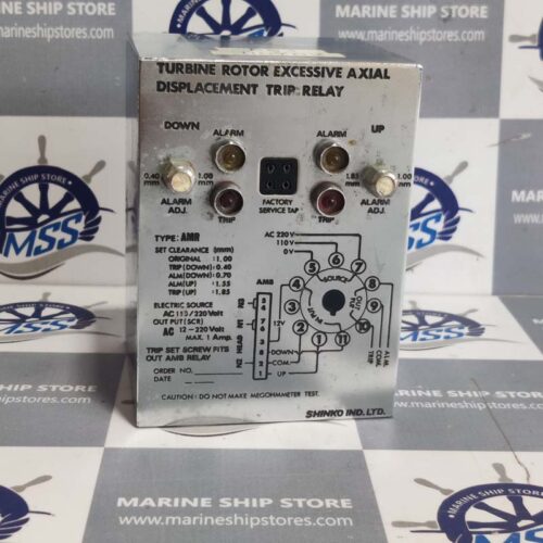 SHINKO AMR TURBINE ROTOR EXCESSIVE AXIAL DISPLACEMENT TRIP RELAY