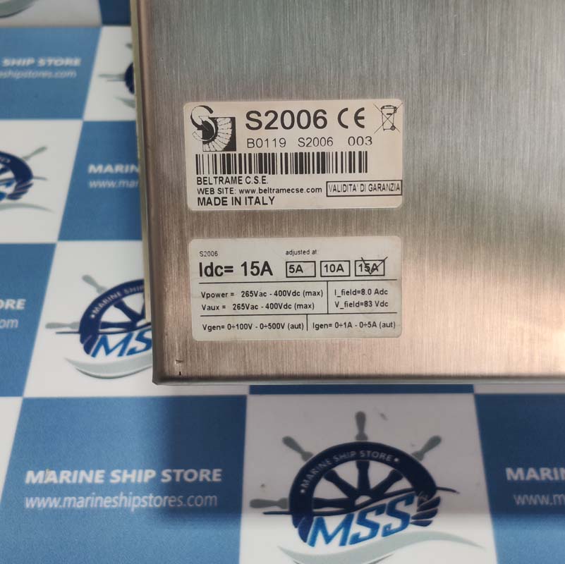 BELTRAME S2006 AUTOMATIC DIGITAL VILTAGE REGULATOR-6 BELTRAME S2006 AUTOMATIC DIGITAL VILTAGE REGULATOR-5