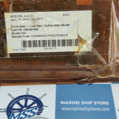 CERBERUS PYROTRONICS 580-191695-11 ALARM ANALOG LOOP DRIVER