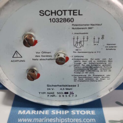 SCHOTTEL NAE-503-24 1032860 THRUST DIRECTION INDICATOR