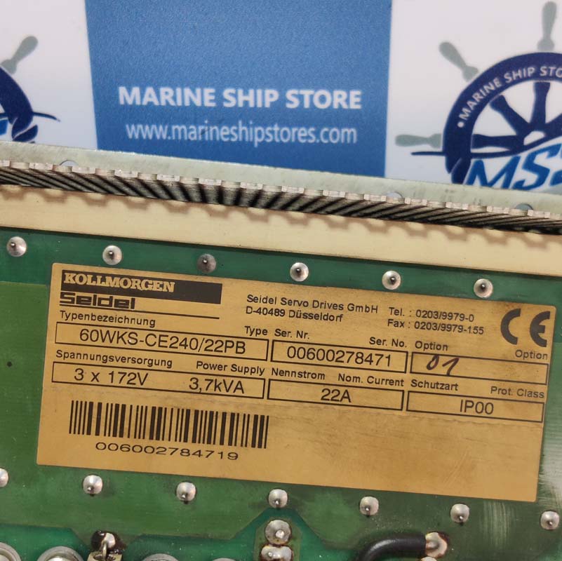 SEIDEL 60WKS-CE240-22PB SERVO DRIVE
