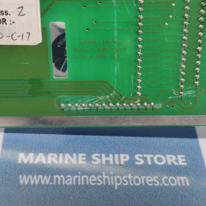 SIEGER LIMITED 05701-C-0248 ISS-3 PCB CARD