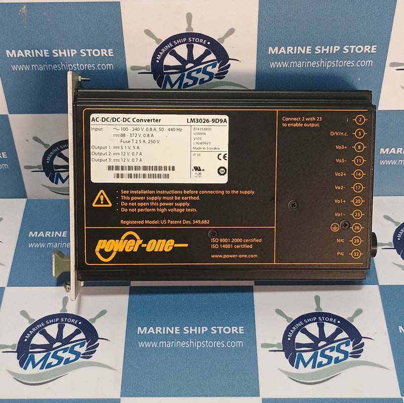 POWER-ONE LM3026-9D9A AC-DC DC-DC CONVERTER