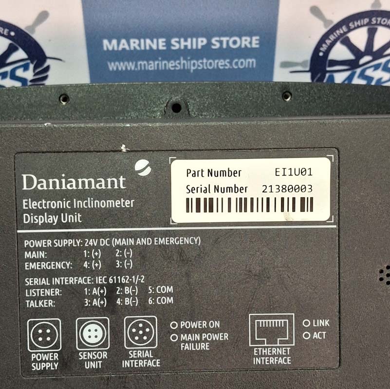 DANIAMANT EI1U01 ELECTRONIC INCLINOMETER DISPLAY UNIT