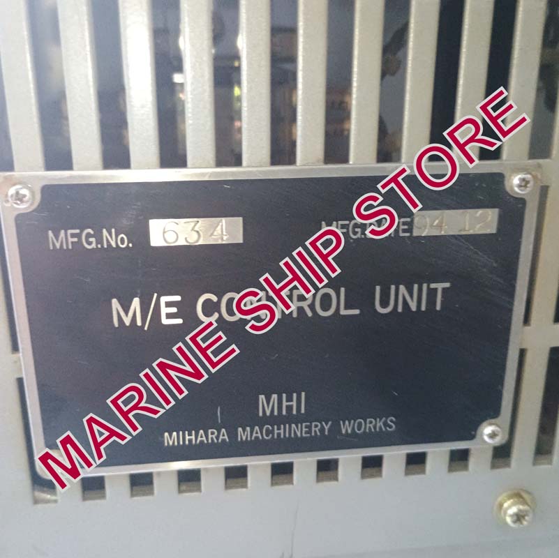 MIHARA MACHINERY M-E CONTROL UNIT-2 MIHARA MACHINERY M-E CONTROL UNIT