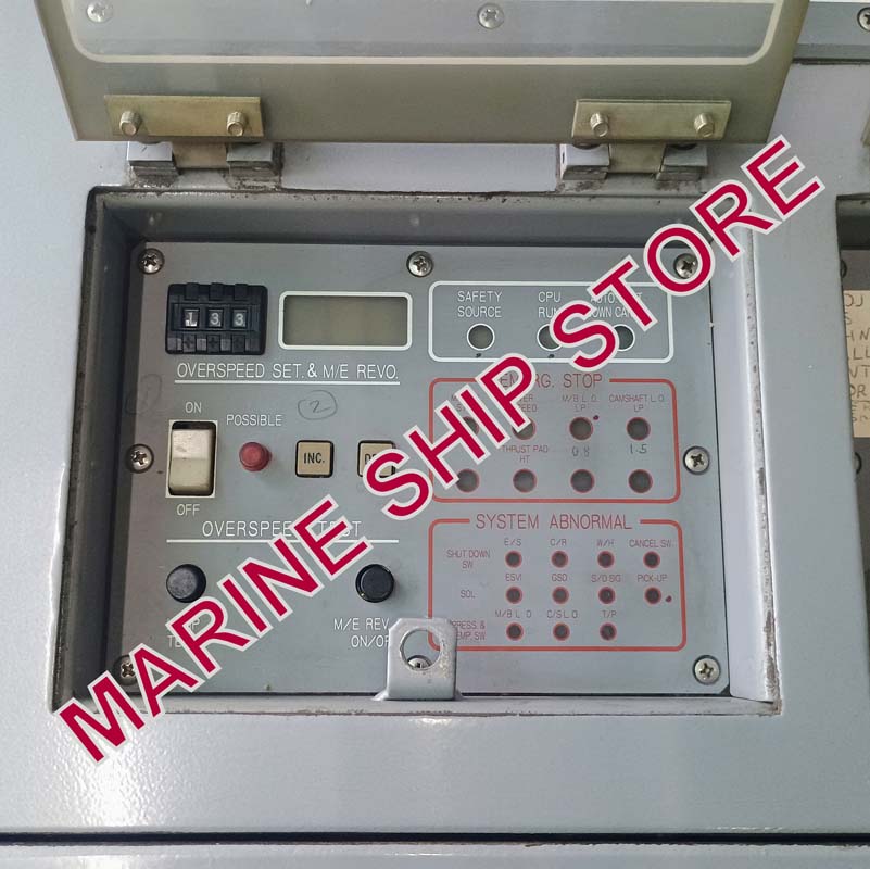 MIHARA MACHINERY M-E CONTROL UNIT-3 MIHARA MACHINERY M-E CONTROL UNIT
