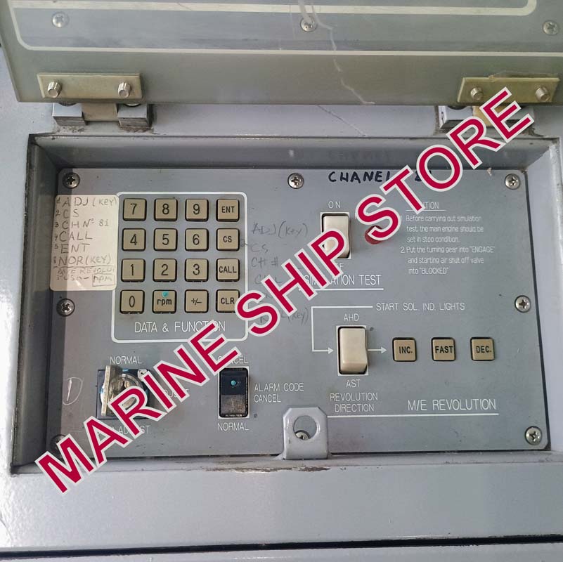 MIHARA MACHINERY M-E CONTROL UNIT-4 MIHARA MACHINERY M-E CONTROL UNIT