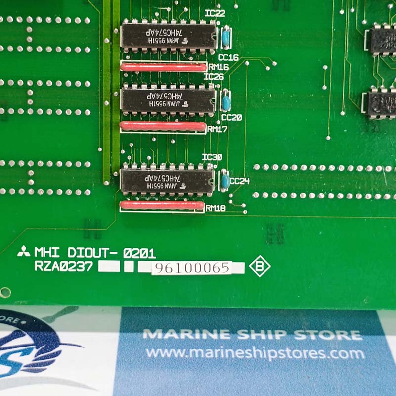 MITSUBISHI MHI DIOUT-0201-RZA0237-96100065 PCB CARD