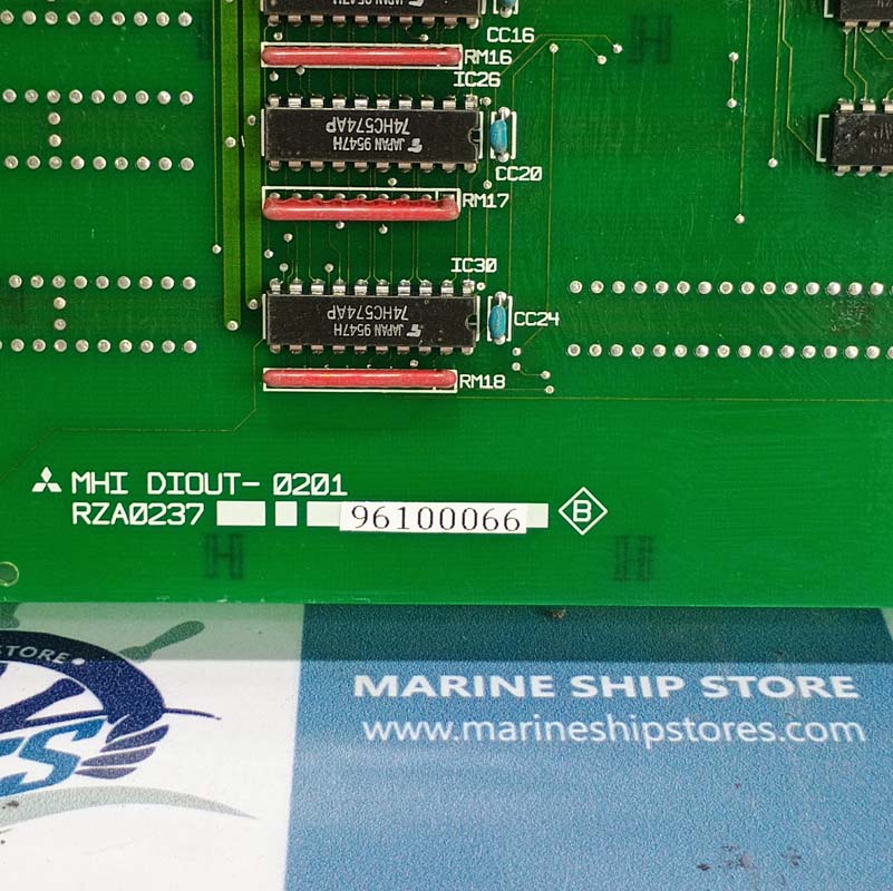 MITSUBISHI MHI DIOUT-0201-RZA0237-96100066 PCB CARD-1 MITSUBISHI MHI DIOUT-0201-RZA0237-96100066 PCB CARD