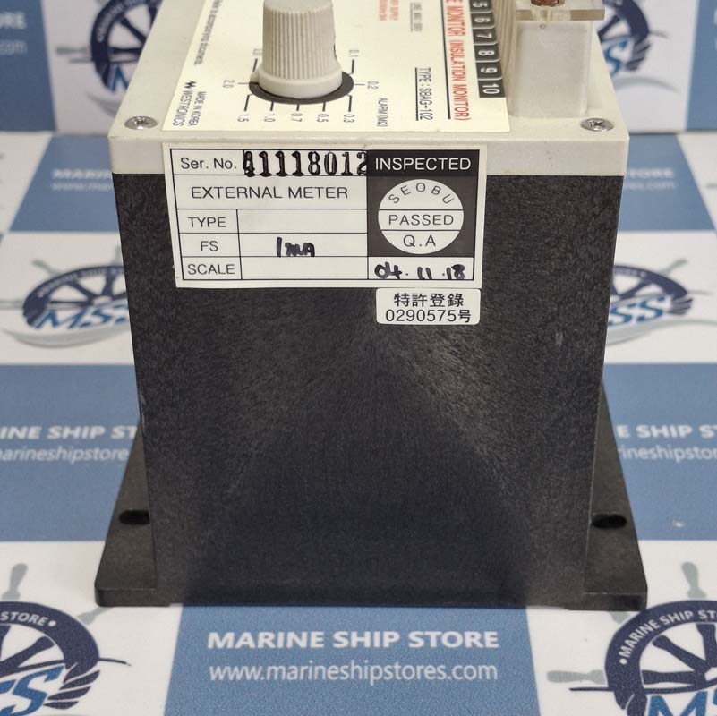 SEOBU SBAG-102 GROUNDING RESISTANCE MONITOR INSULATION MONITOR