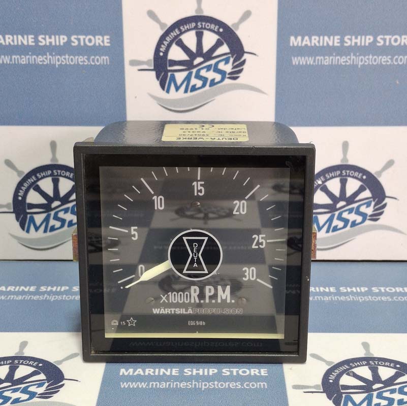 WARTSILA PROPULSION DEUTA-WERKE 49017-30 X1000 RPM METER copy