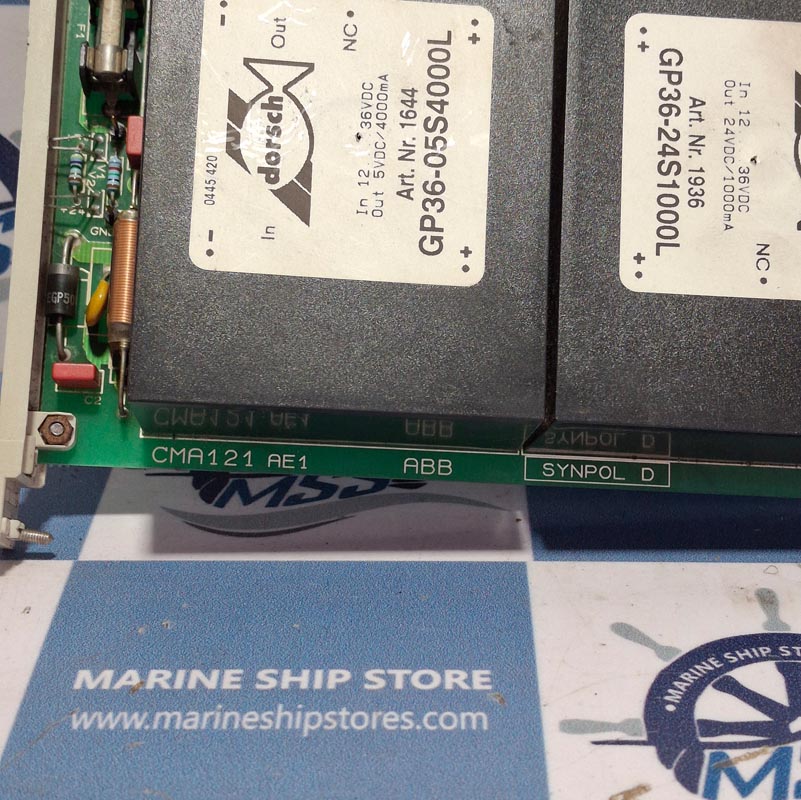 ABB SYNPOL D 3DDE-300-401 CMA-121 AE-1 POWER SUPPLY CARD