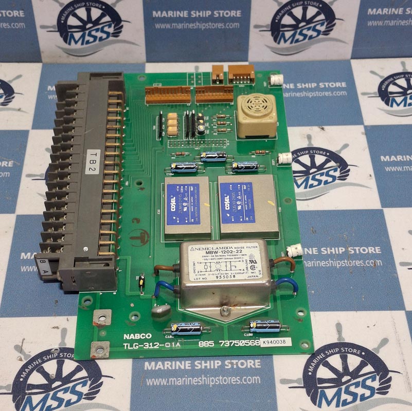 NABCO TLG-312-01A 885-73750568 ENGINE CONTROL & ALARM SYSTEM PCB CARD
